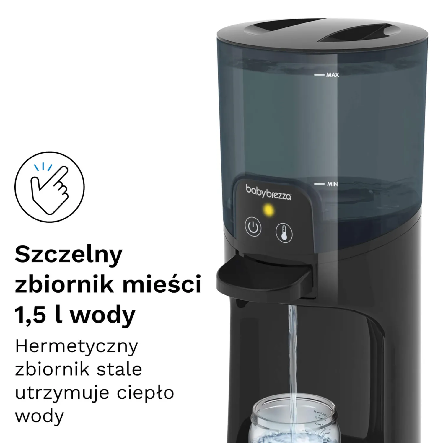 Akcesoria Do Butelek|Butelki I Akcesoria | Baby Brezza Ekspres do mleka Instant Warmer Black