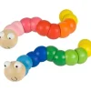 12M+|Aktywizujące | Bigjigs Toys Elastyczne drewniane Dżdżownice
