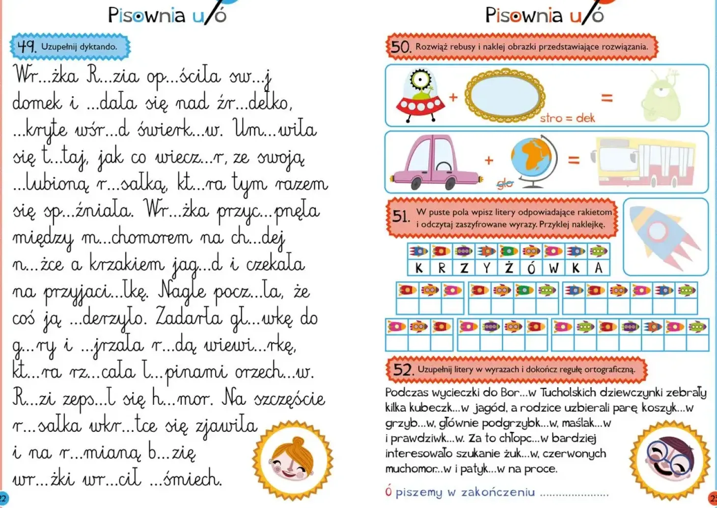 Elementarz ortograficzny. Szkoła na szóstkę