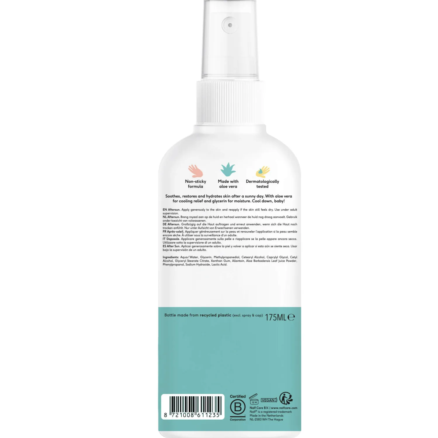 Naturalne Kosmetyki Dla Mam|Naturalne Kosmetyki | Naif Żel w sprayu po opalaniu, 175ml