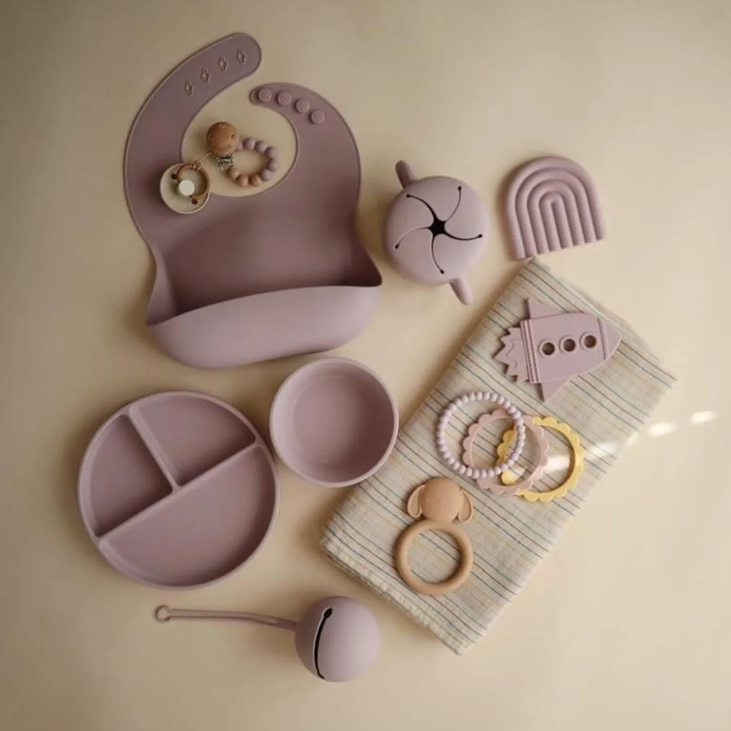 Etui na smoczek Kula Ball Soft Lilac