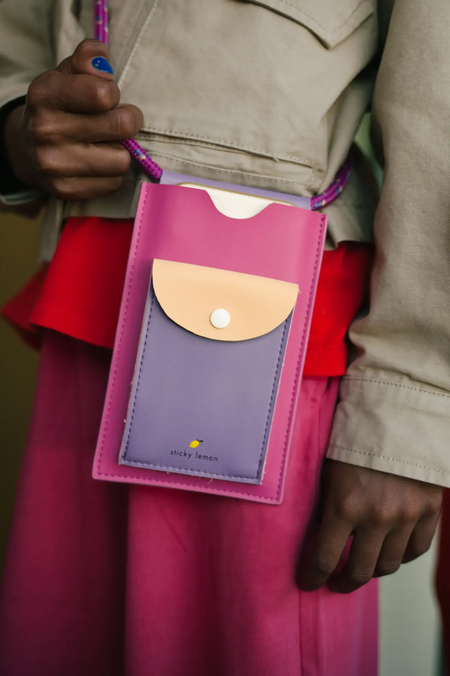 Ułatwiacze Życia|Przydatne Akcesoria | STICKY LEMON Etui na telefon - gymnastic pink
