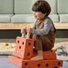 Explorer set - Kreatywne klocki rozwijające motorykę dużą: Burnt Orange, Dusty Green 8w1