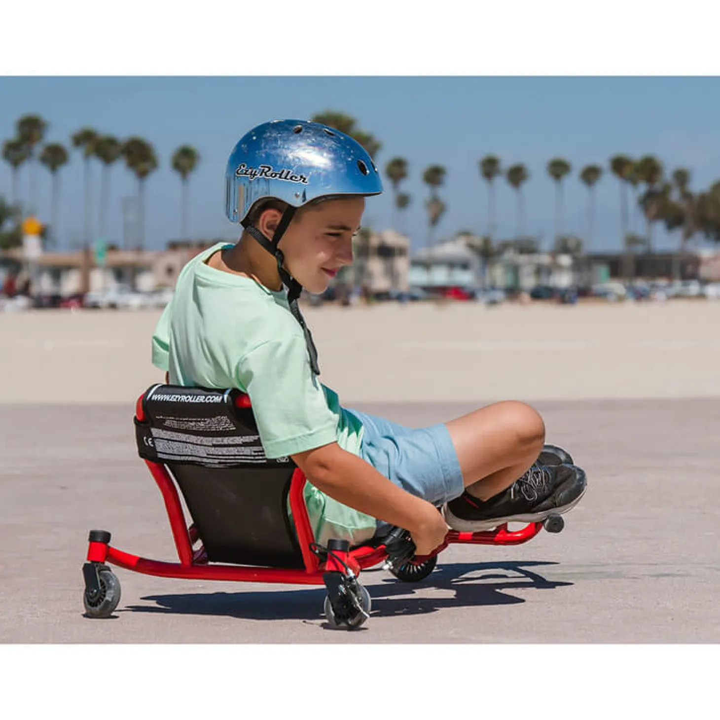EzyRoller Spinner X Pojazd gokart napędzany nogami z funkcją 360° 4-12 lat - Pink