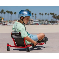 EzyRoller Spinner X Pojazd gokart napędzany nogami z funkcją 360° 4-12 lat - Red