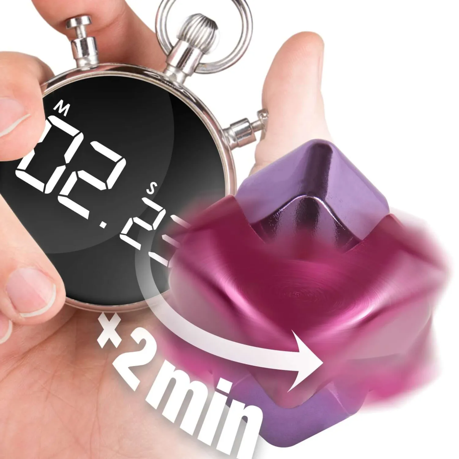 Idealne W Podróży|6 Lat+ | Bopster Fidget Cube Spinner - Różowy, Fioletowy