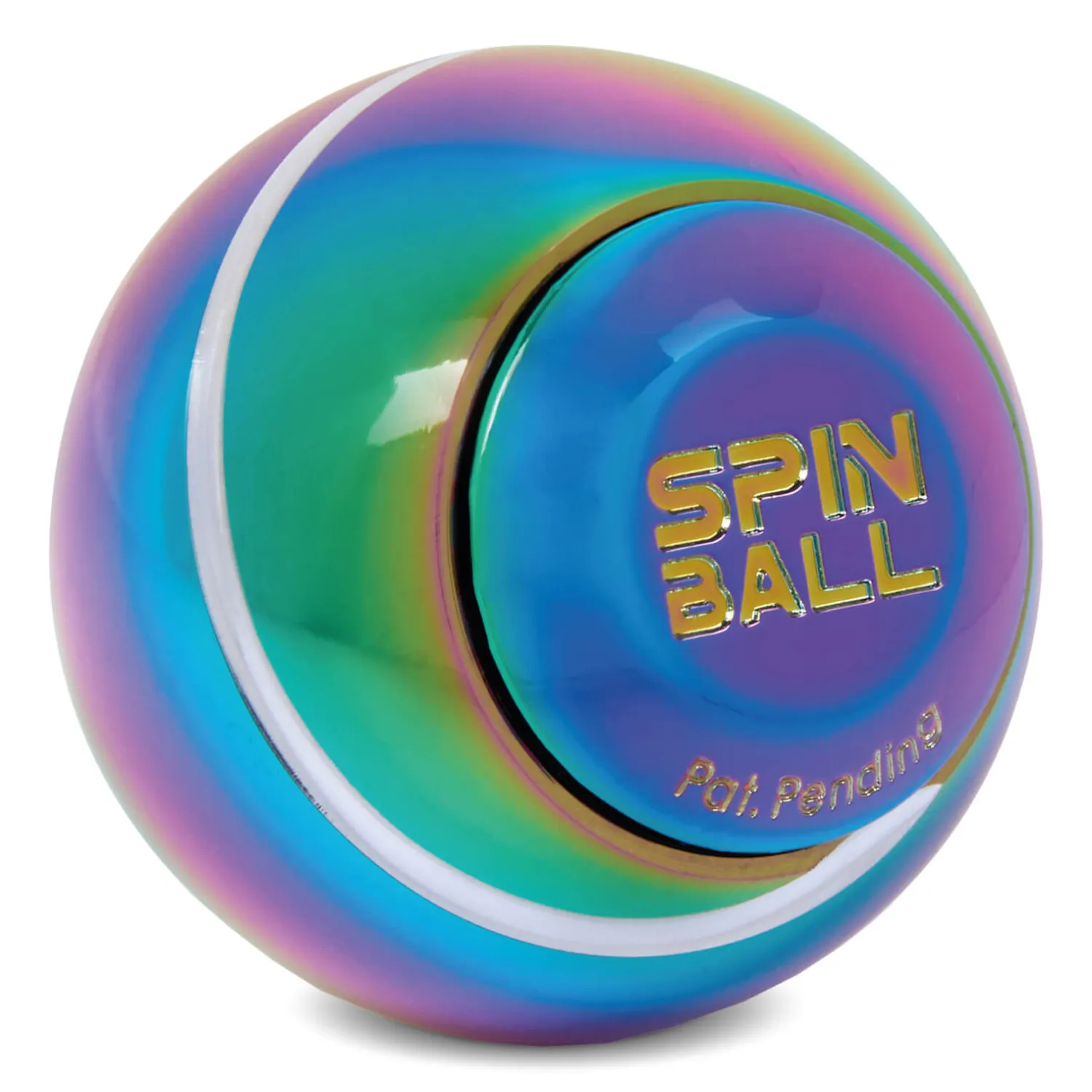 Idealne W Podróży|8 Lat+ | Bopster Fidget Spinner, Spin Ball - Wielokolorowy, Metaliczny
