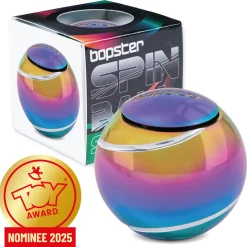 Idealne W Podróży|8 Lat+ | Bopster Fidget Spinner, Spin Ball - Wielokolorowy, Metaliczny
