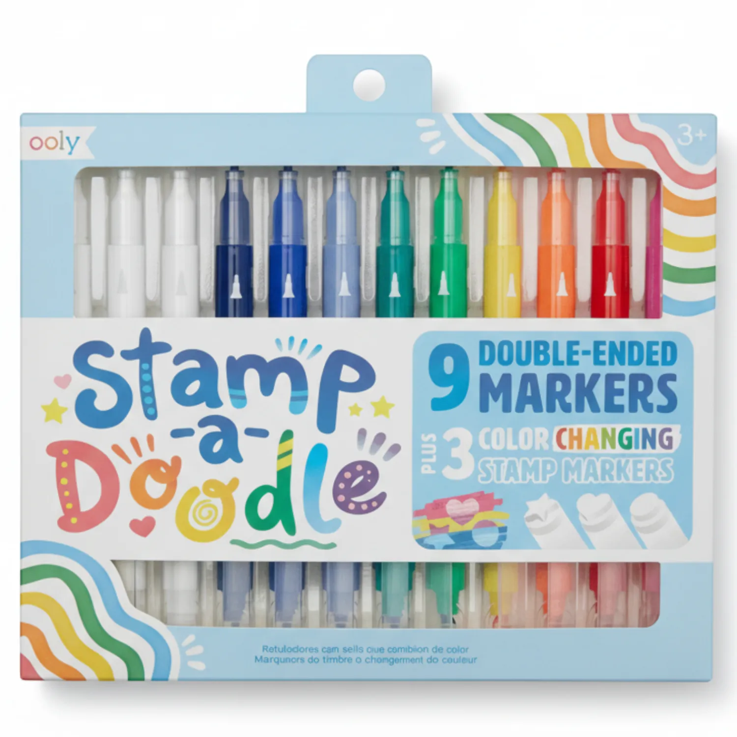 Artykuły Plastyczne | Ooly Flamastry z magicznymi stempelkami, Stamp-a-Doodle