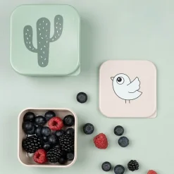 Lunchboxy|Przechowywanie Jedzenia | Done by Deer Friends zestaw pojemników 3szt. sand