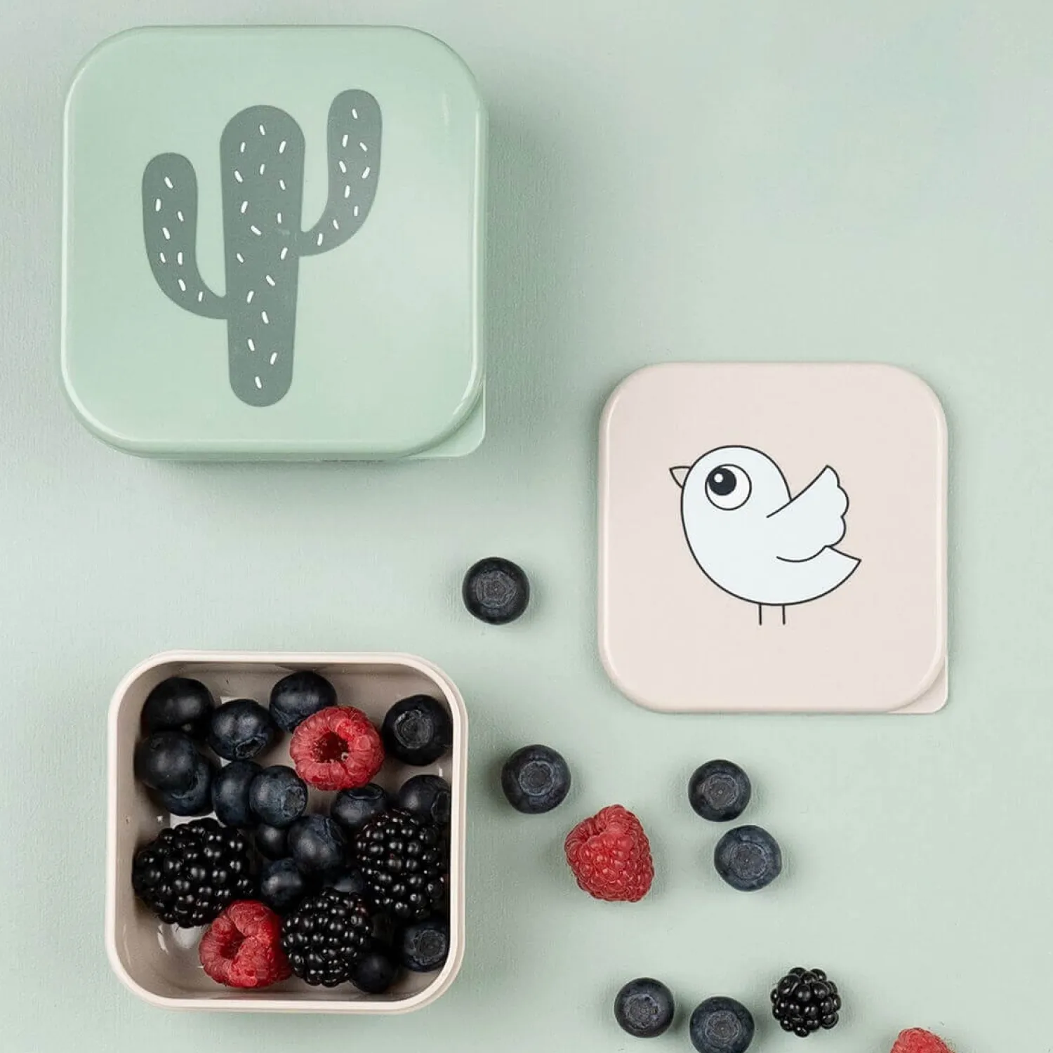 Lunchboxy|Przechowywanie Jedzenia | Done by Deer Friends zestaw pojemników 3szt. sand