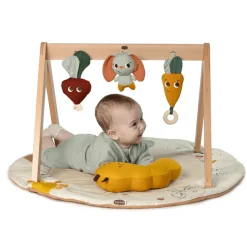 Maty Edukacyjne|Maty Edukacyjne | Tiny Love Gimnastyka, mata edukacyjna z drewnianym stojakiem Garden of Adventure