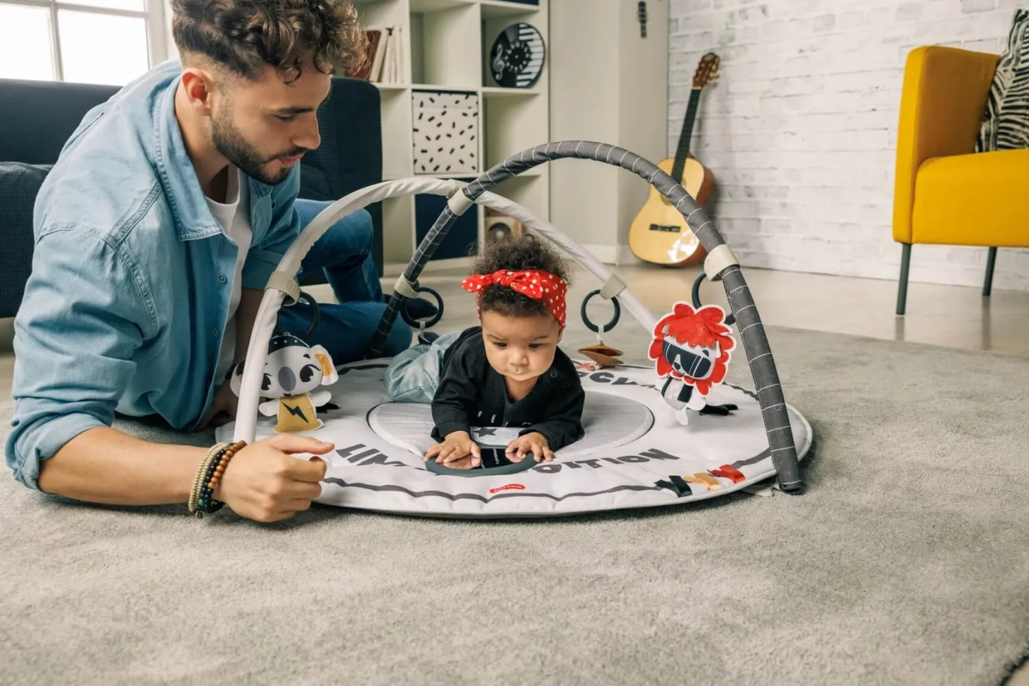 Maty Edukacyjne|Maty Edukacyjne | Tiny Love Gimnastyka, mata edukacyjna z pałąkami - Tiny Rockers