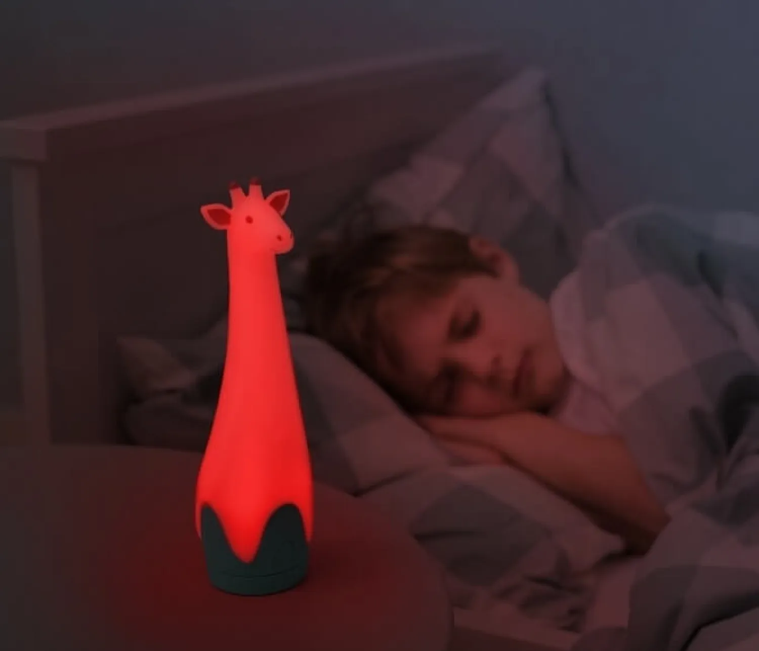 Lampki Nocne|Lampki Nocne | Zazu GINA Lampka z latarką Żyrafa Grey