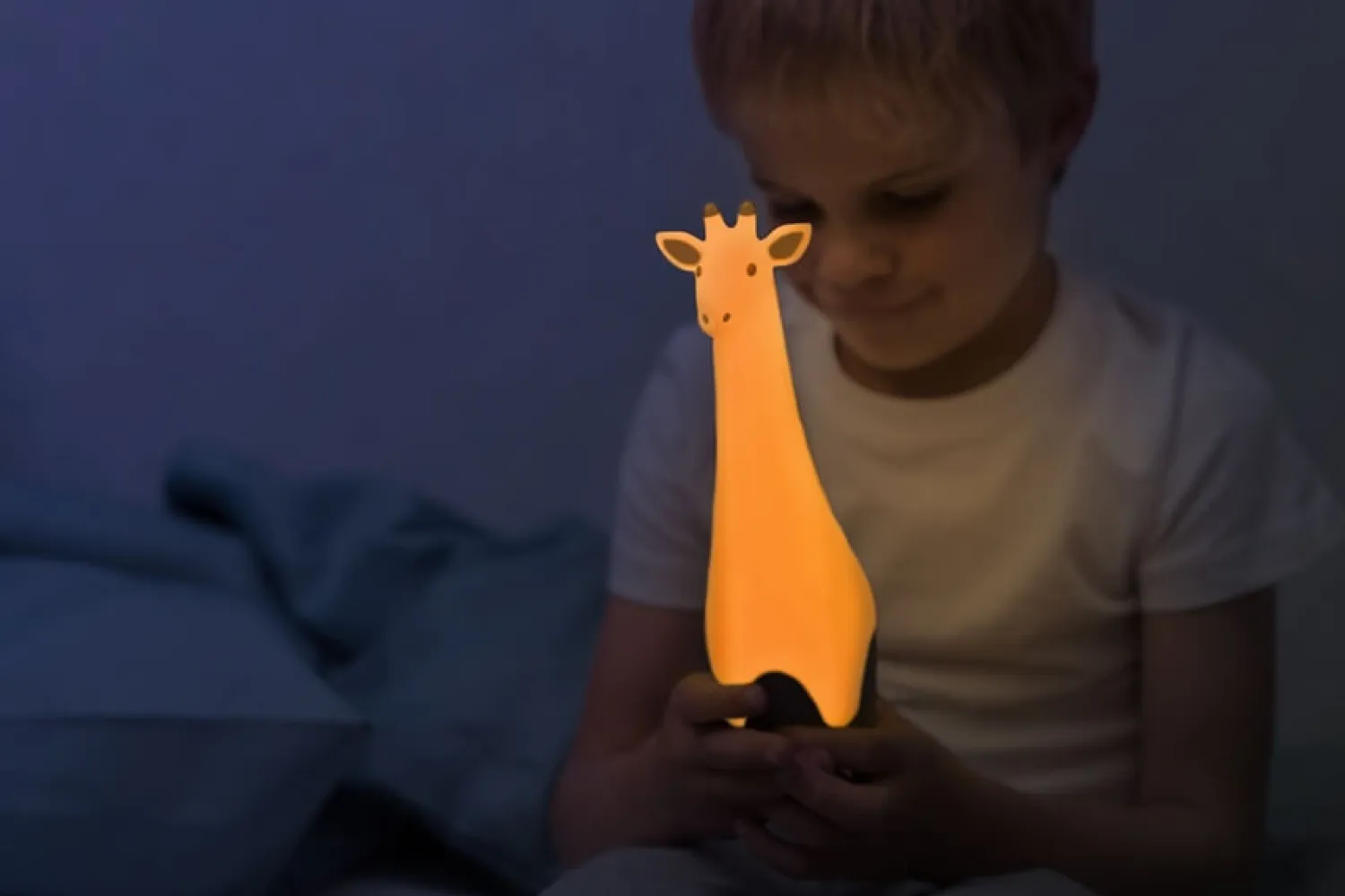 Lampki Nocne|Lampki Nocne | Zazu GINA Lampka z latarką Żyrafa Grey