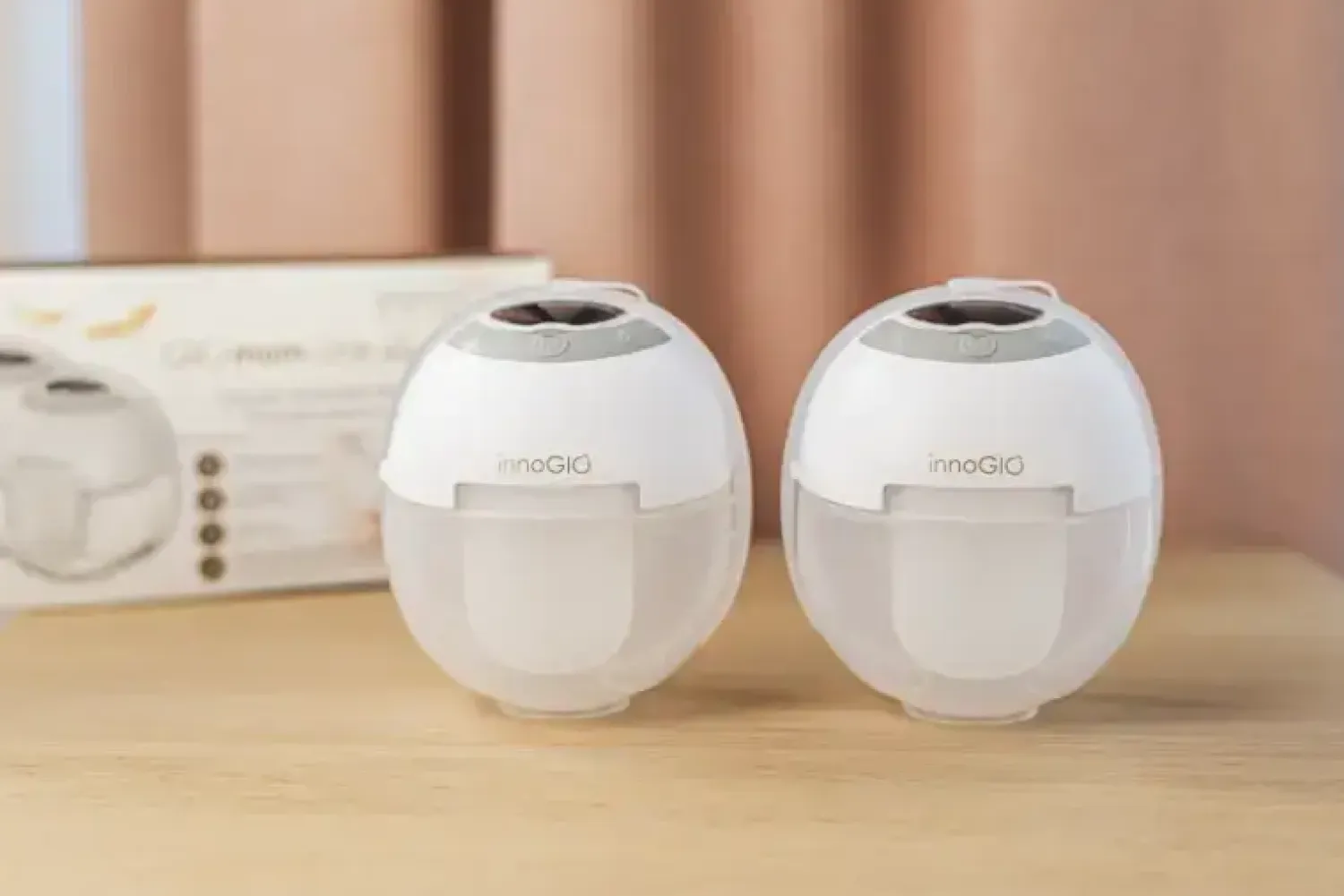 Karmienie Piersią|Laktatory | InnoGIO GIOmum Line Discreet Light Podwójny muszlowy laktator elektryczny GIO-359