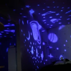 Pozytywki|Lampki Nocne | InnoGIO GIOstar Astronaut - Projektor z pozytywką dla dzieci