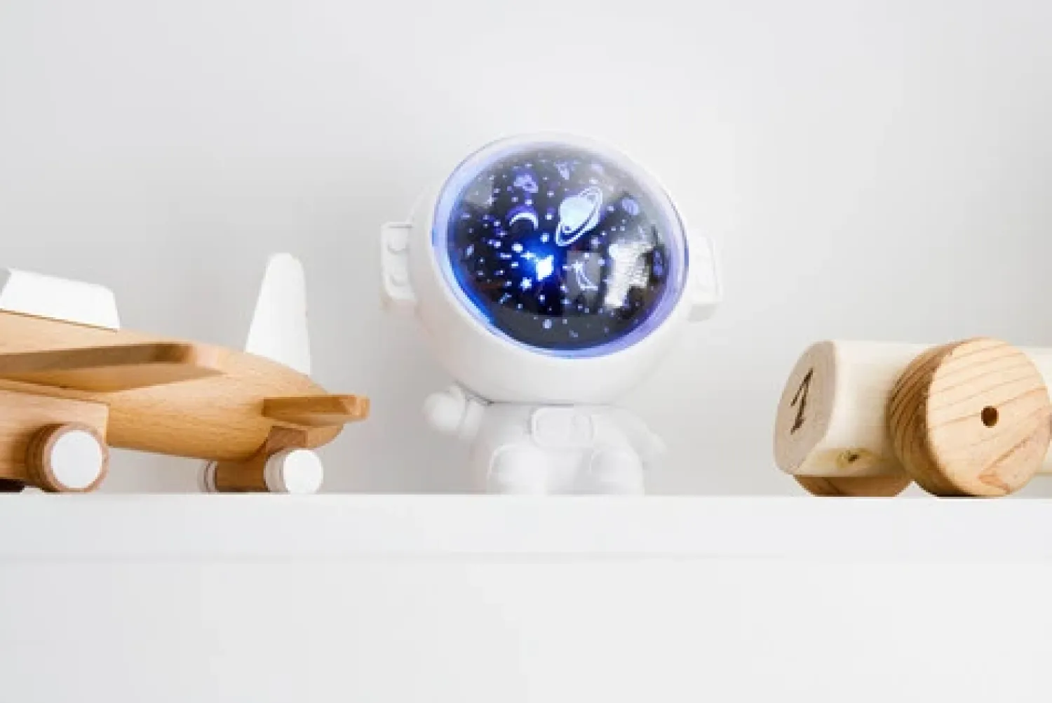 Pozytywki|Lampki Nocne | InnoGIO GIOstar Astronaut - Projektor z pozytywką dla dzieci