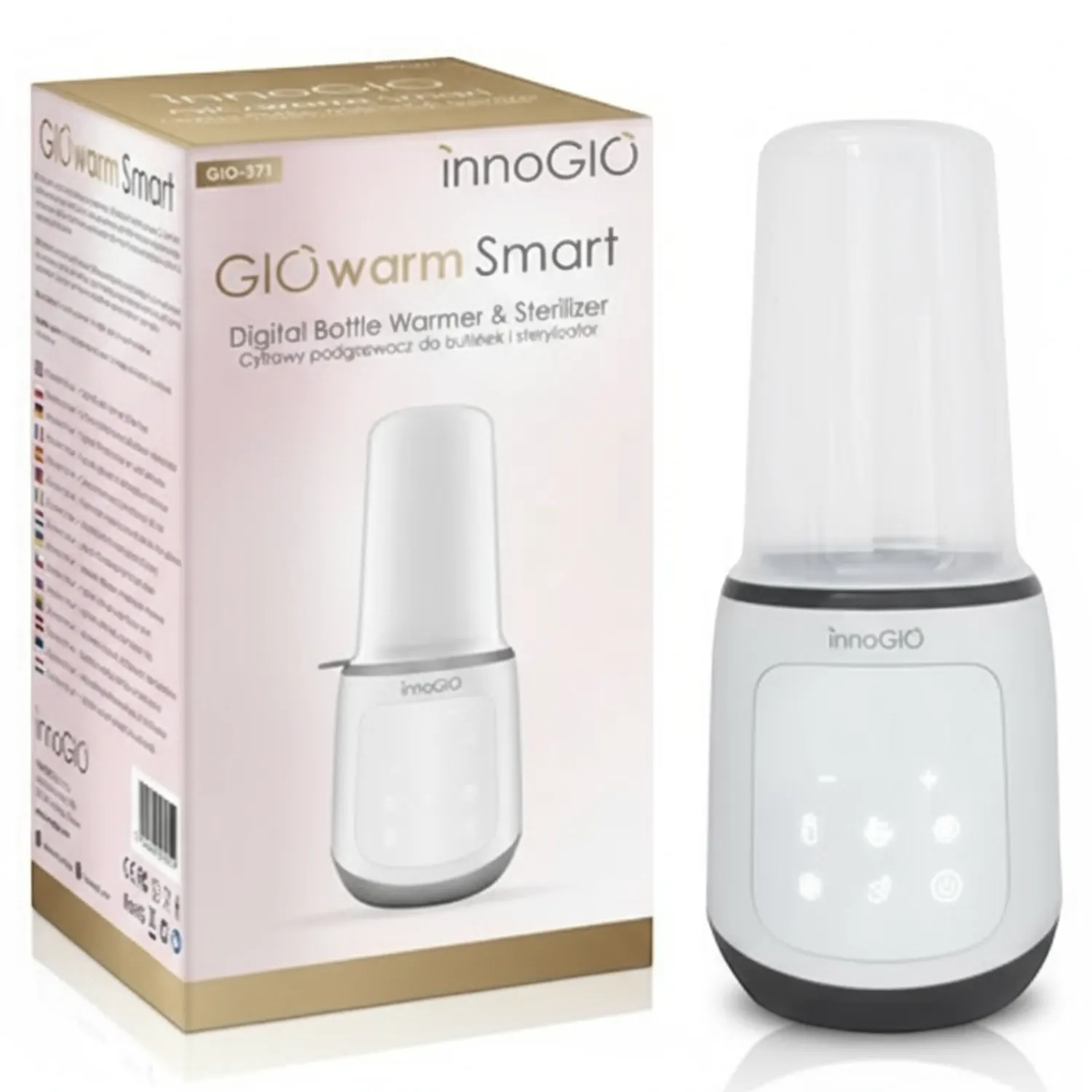 Akcesoria Do Butelek|Butelki I Akcesoria | InnoGIO GIOwarm Smart Cyfrowy podgrzewacz do butelek i sterylizator