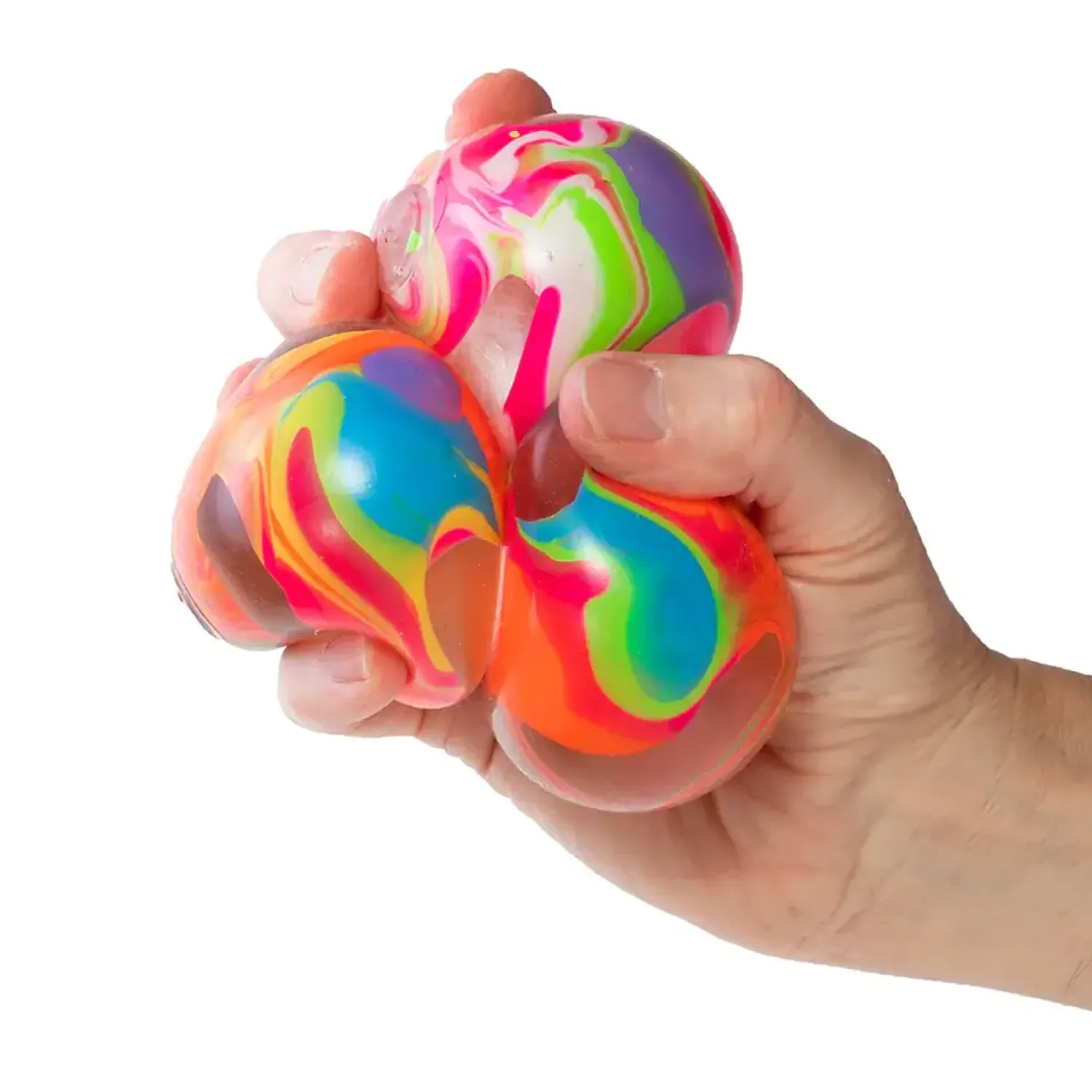 Idealne W Podróży|8 Lat+ | Schylling Gniotek sensoryczny Marbleez Needoh - mix kolorów, 1 szt.