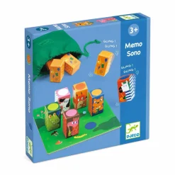 Gry Planszowe|3 Lata + | Djeco Gra edukacyjna MEMO SONO