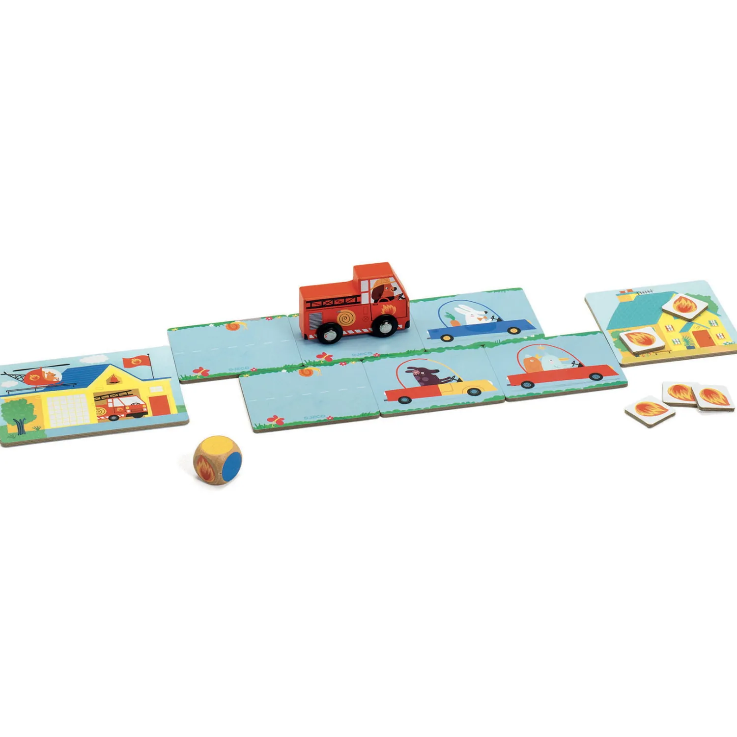Gry Planszowe|6 Lat+ | Djeco Gra kooperacyjna PinPon!ALARM!