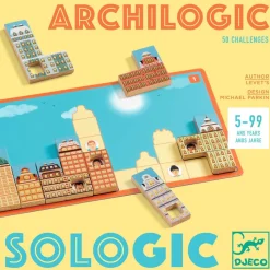Gry Planszowe|6 Lat+ | Djeco Gra logiczna ARCHILOGIC