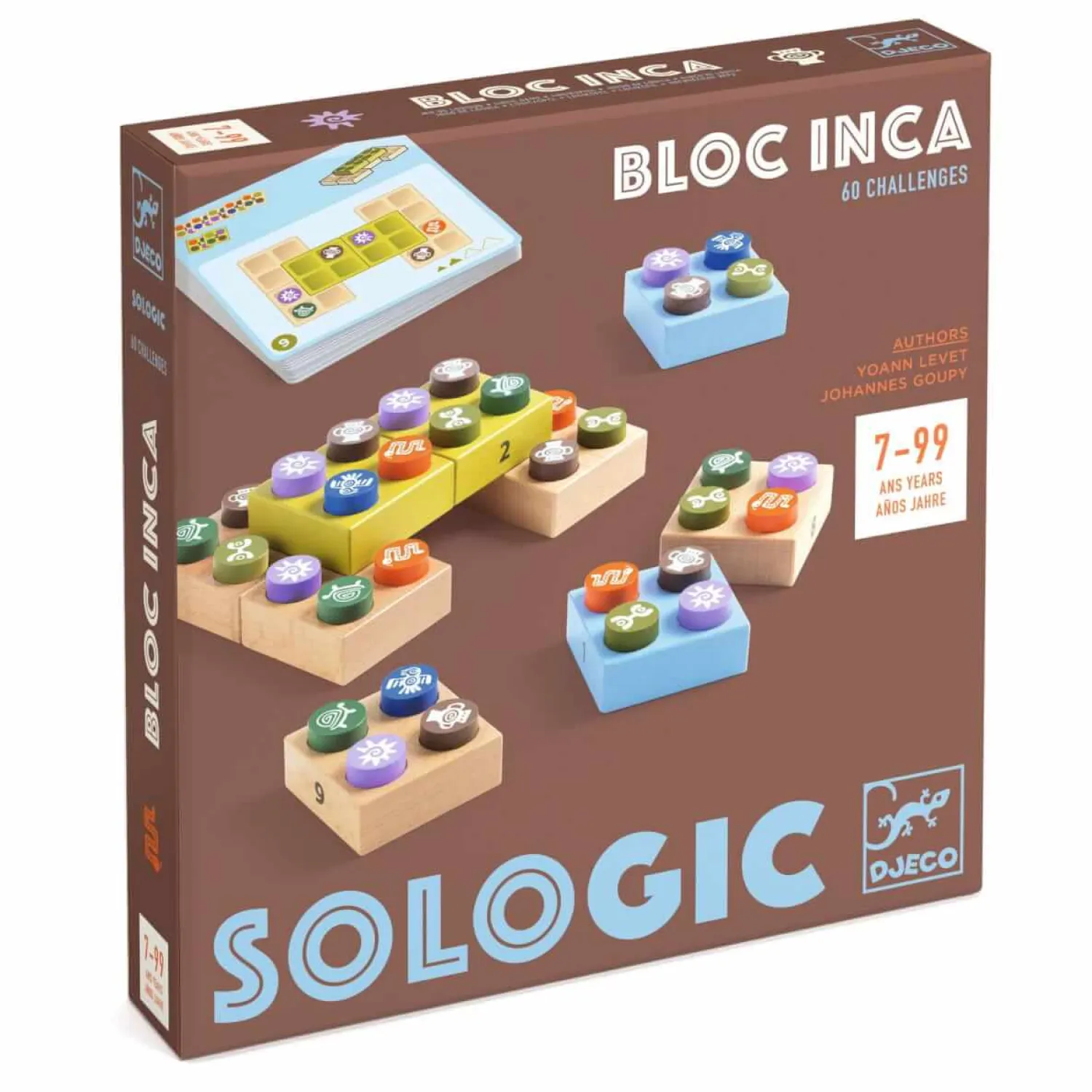 8 Lat+|7 Lat+ | Djeco Gra logiczna SoLogic BLOCK INCA 7+