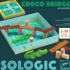 Gry Planszowe|6 Lat+ | Djeco Gra logiczna SoLogic CROCO BRIDGE 5+