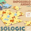 8 Lat+|6 Lat+ | Djeco Gra logiczna SoLogic IMPOSSIBLO ANIMO 6+