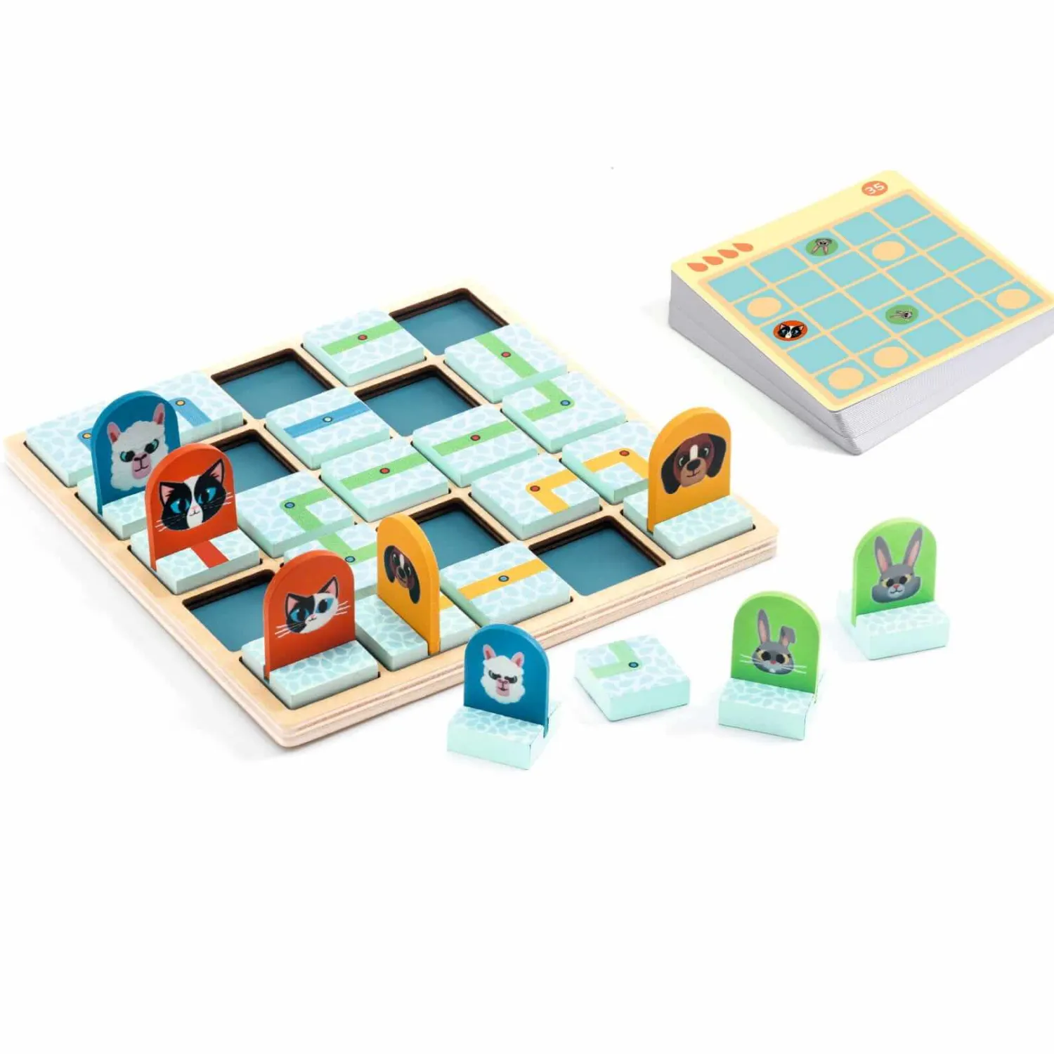 Gry Planszowe|6 Lat+ | Djeco Gra logiczna SoLogic PATH PATH LOGIC 5+