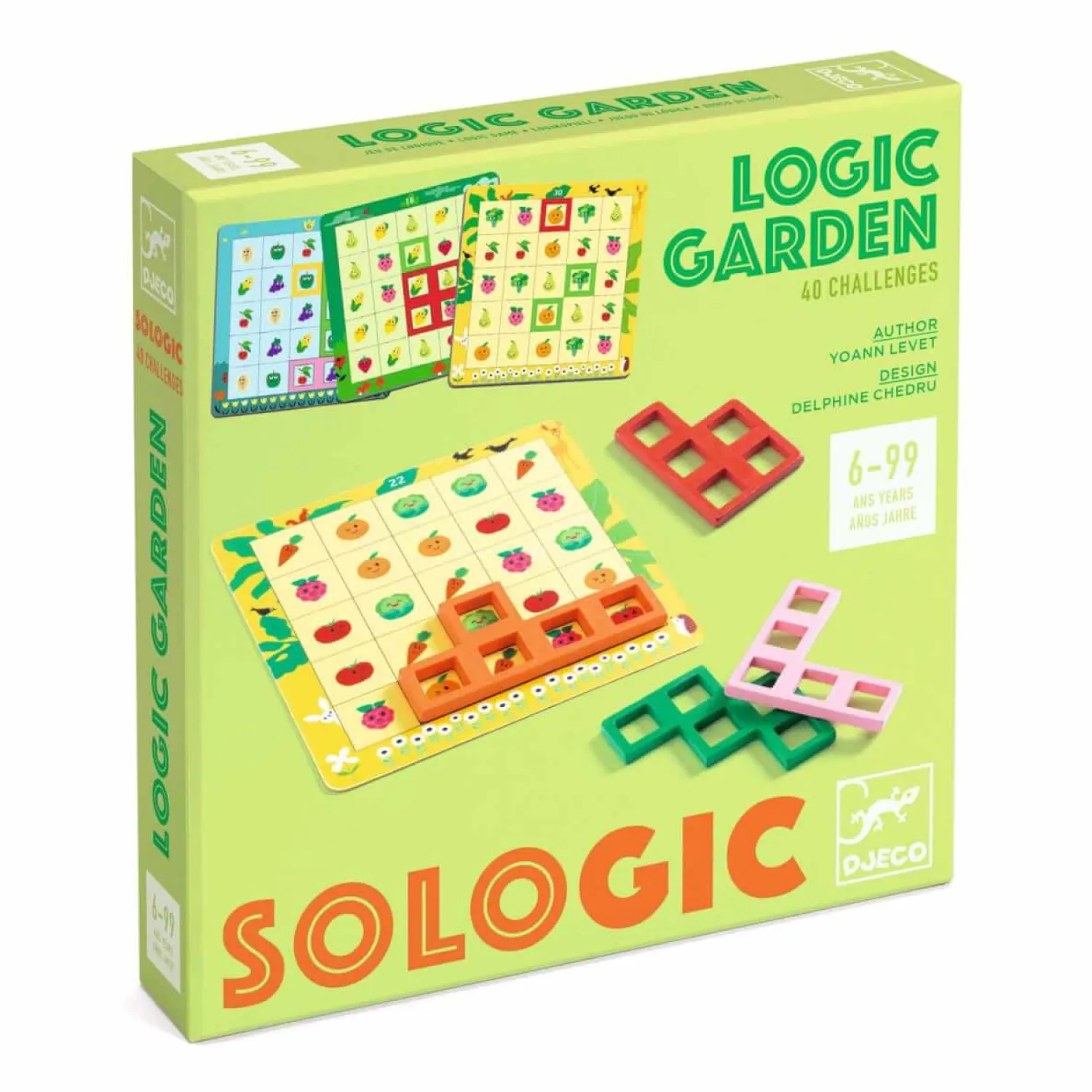 Gry Planszowe|6 Lat+ | Djeco Gra logiczna SoLogic - WARZYWNIAK