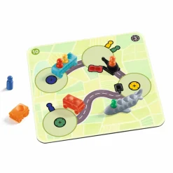 Gry Planszowe|8 Lat+ | Djeco Gra logiczna TRAFFIC LOGIC 8+