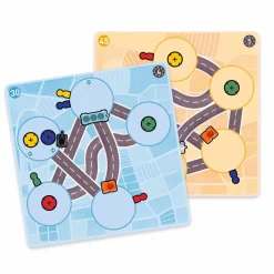 Gry Planszowe|8 Lat+ | Djeco Gra logiczna TRAFFIC LOGIC 8+