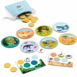 Gry Planszowe|6 Lat+ | Djeco Gra NAUKA - NATURA 5+