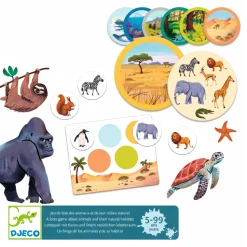 Gry Planszowe|6 Lat+ | Djeco Gra NAUKA - NATURA 5+
