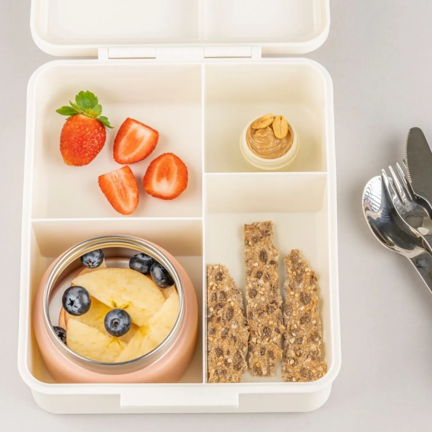 Grand lunch box z termosem - Cherry
