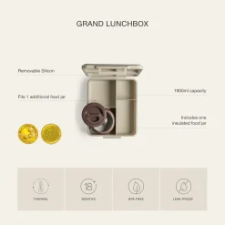 Grand lunch box z termosem - Dino