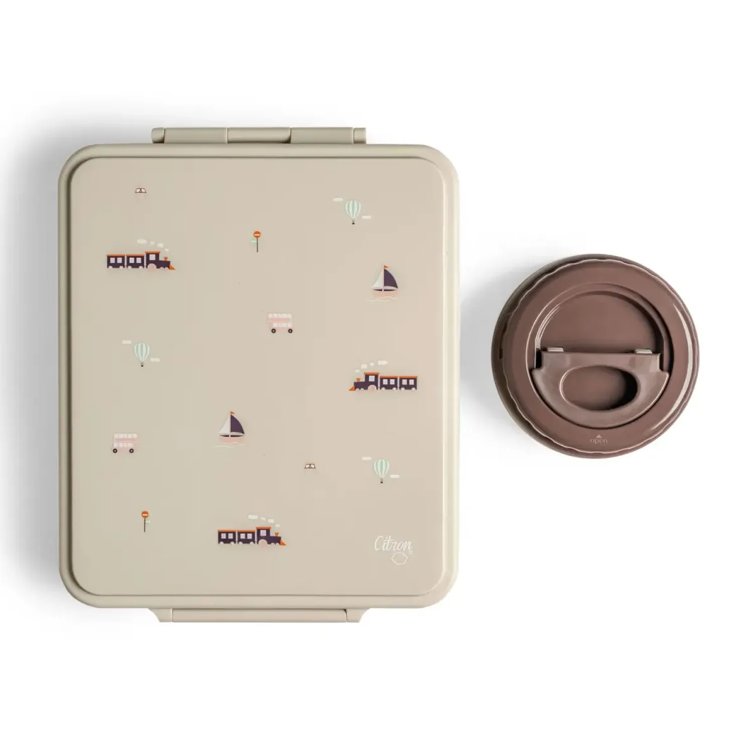 Lunchboxy|Przechowywanie Jedzenia | Citron Grand lunch box z termosem - Samochody