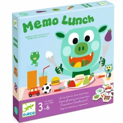 Gry Planszowe|3 Lata + | Djeco Gra pamięciowa MEMO LUNCH 3+