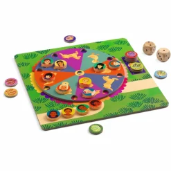 8 Lat+|6 Lat+ | Djeco Gra planszowa POMPON 5+