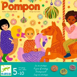 8 Lat+|6 Lat+ | Djeco Gra planszowa POMPON 5+