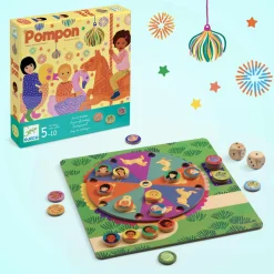 8 Lat+|6 Lat+ | Djeco Gra planszowa POMPON 5+