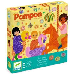 8 Lat+|6 Lat+ | Djeco Gra planszowa POMPON 5+