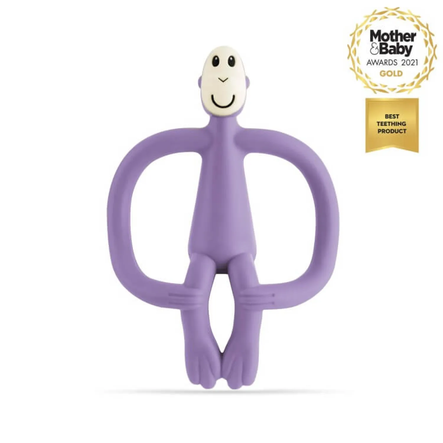 Gryzaki|Gryzaki | Matchstick Monkey Gryzak masujący ze szczoteczką Purple