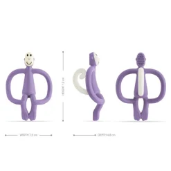 Gryzaki|Gryzaki | Matchstick Monkey Gryzak masujący ze szczoteczką Purple