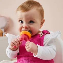 Gryzak silikonowy do podawania pokarmu - Strawberry Shake