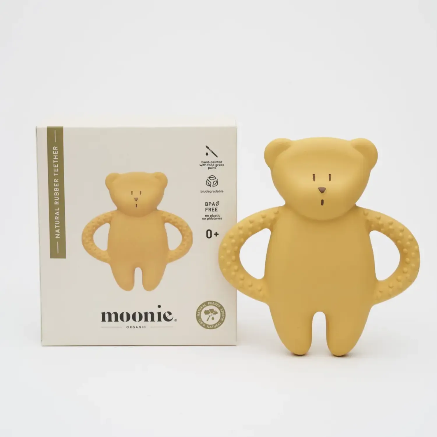 Gryzaki|Gryzaki | Moonie Gryzak z naturalnego kauczuku - miś honey