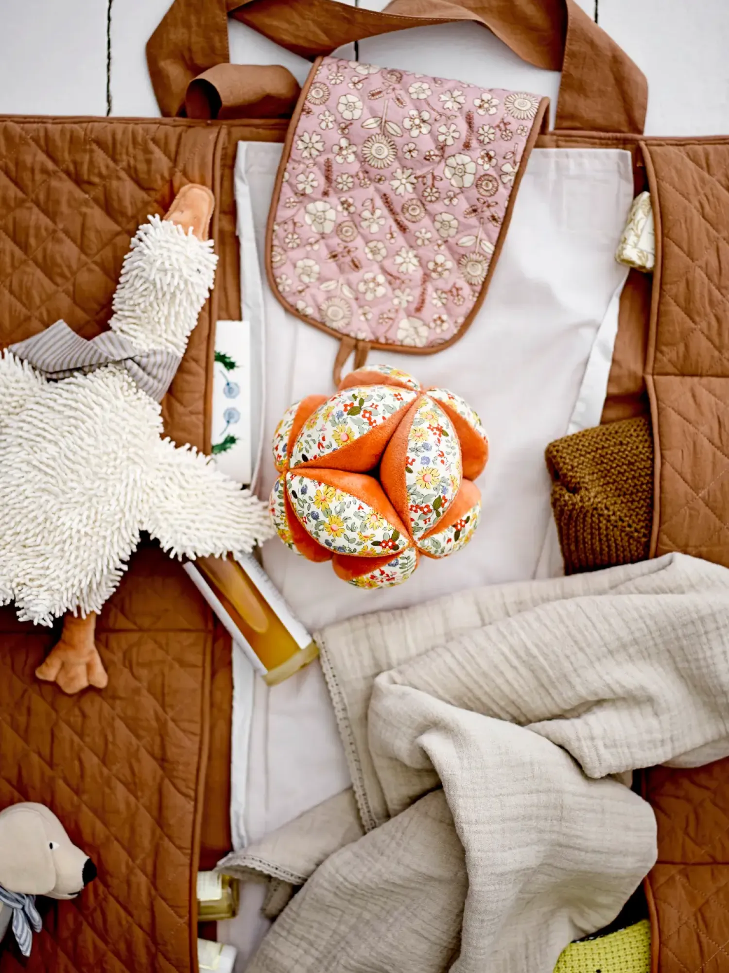 Grzechotki | Bloomingville Mini Grzechotka Venke, pomarańczowa