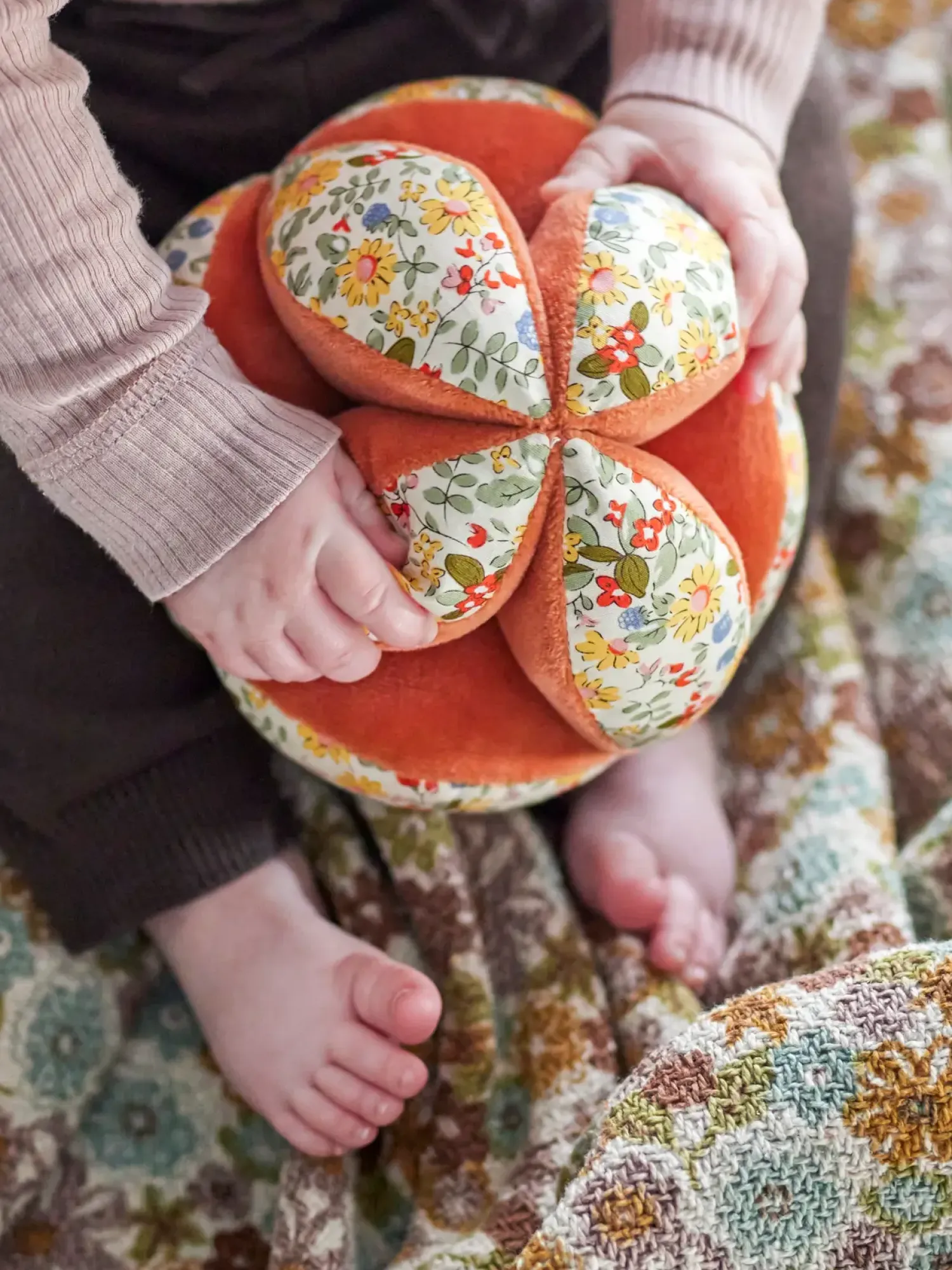 Grzechotki | Bloomingville Mini Grzechotka Venke, pomarańczowa